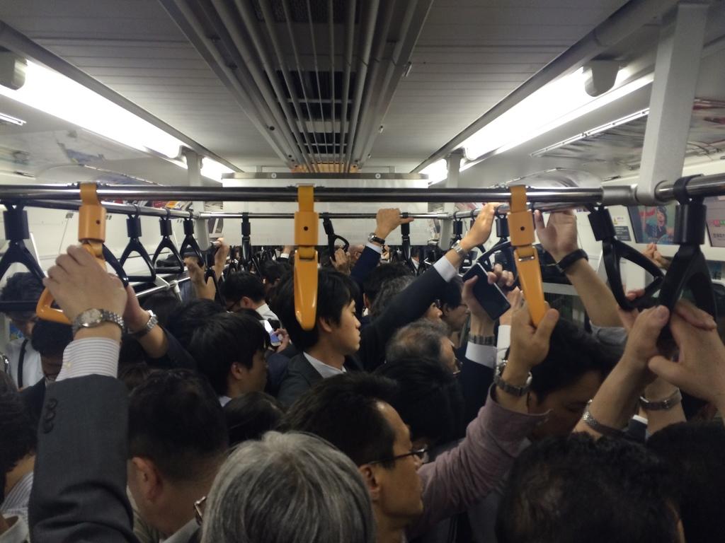 train, crowds, packed, stuffed